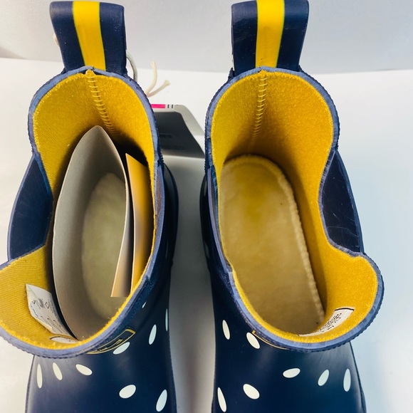 NWT JOULES "Polka dots" ankle rain boots sz5 - Picture 7 of 9